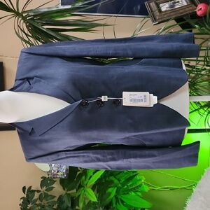 Armani Collezioni Linen Blend Ellegant Blazer Size 12 NWT
